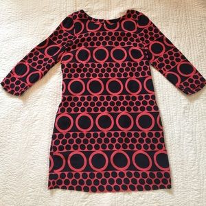 Boden pink blue dress